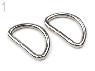 Halbring Breite 32 mm Nickel